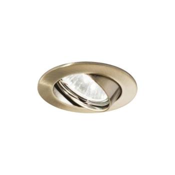 Ideal Lux - Beépíthető lámpatest SWING 1xGU10/28W/230V átm. 8,2 cm sárgaréz 083186 kép