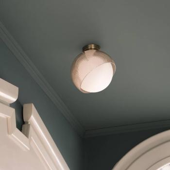 IDEAL LUX Bloom fali lámpa, sárgaréz színű, Ø 17 cm, fém kép