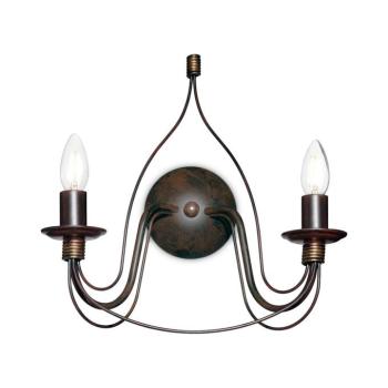 Ideal Lux - CORTE fali lámpa 2xE14/40W/230V réz 057200 kép