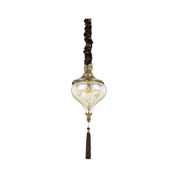 Ideal Lux - Csillár láncon HAREM 1xE27/42W/230V átm. 16,5 cm réz 115979 kép
