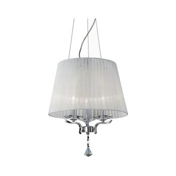 Ideal Lux - Csillár zsinóron PEGASO 3xE14/28W/230V átm. 40 cm fényezett króm 059235