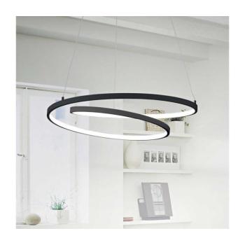 Ideal Lux - fényerőszabályozható LED csillár, sodronyon függesztett OZ LED/55W/230V Ø 80 cm CRI 90 fekete 304588 kép