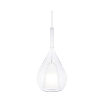 Ideal Lux - Függőlámpa kábellel KALIQUE 1xE27/42W/230V átm. 18 cm átlátszó 360072 kép
