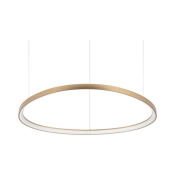 Ideal Lux - GEMINI LED kábelre függesztett csillár, 78 W, 230 V, 2700 K, átm. 105 cm, CRI 90, sárgaréz 341637 kép