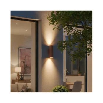 Ideal Lux - GUN kültéri fali lámpa 1xE27/60W/230V 31 cm IP54 barna 163611 kép
