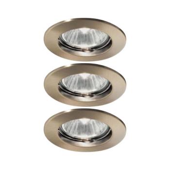 Ideal Lux - JAZZ 3 darabos beépíthető mennyezeti lámpa szett, 1×GU10/50W/230V, bronz 8590828359241 kép