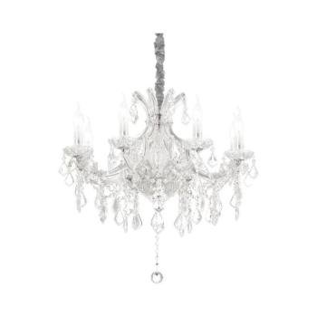 Ideal Lux - Kristály csillár láncon NAPOLEON 8xE14/40W/230V átm. 67 cm króm 167244 kép
