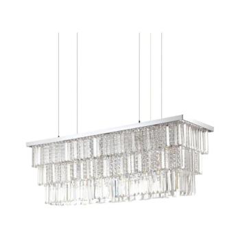 Ideal Lux - Kristály csillár zsinóron MARTINEZ 8xE14/40W/230V króm 166360 kép