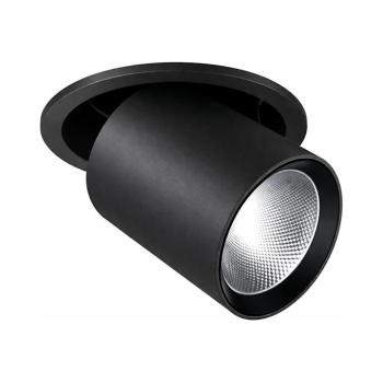 Ideal Lux - LED beépíthető álmennyezeti spotlámpa NOVA LED/20W/230V átm. 15,4 cm fekete 370187 kép
