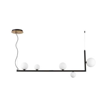 Ideal Lux - LED Csillár zsinóron BIRDS 5xG9/3W/230V fekete/arany 273648 kép