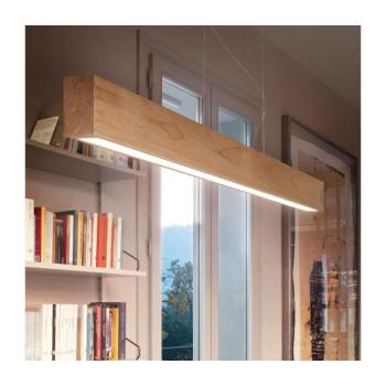 Ideal Lux - LED Csillár zsinóron CRAFT LED/32W/230V CRI 90 bükkfa 284460 kép