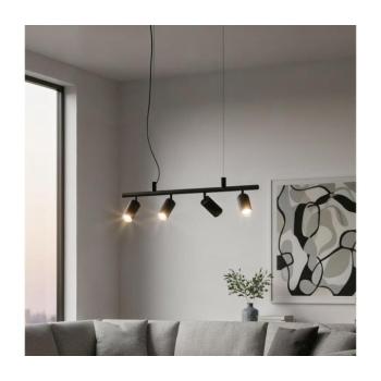 Ideal Lux - LED Csillár zsinóron DYNAMITE 4xGU10/7W/230V CRI 90 fekete 231341 kép
