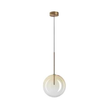Ideal Lux - LED Csillár zsinóron EQUINOXE 1xG4/2W/230V átm. 25 cm réz/füstös 326368 kép