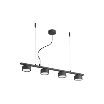 Ideal Lux - LED Csillár zsinóron MINOR 4xGX53/9W/230V 75,5 cm fekete 235455 kép