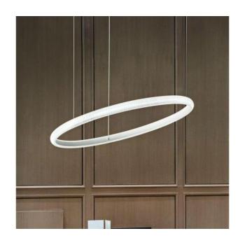 Ideal Lux - LED Csillár zsinóron MIRACLE LED/37W/230V átm. 60 cm CRI 90 matt króm 325828 kép