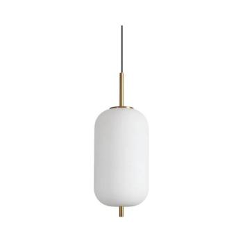 Ideal Lux - LED Csillár zsinóron UMILE LED/20W/230V átm. 22 cm CRI 90 réz/fehér 314952 kép