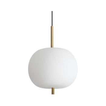 Ideal Lux - LED Csillár zsinóron UMILE LED/20W/230V átm. 30 cm CRI 90 réz/fehér 314969 kép