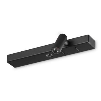 Ideal Lux LED fali lámpa Bonne Nuit 2, fekete, szélesség 22 cm kép