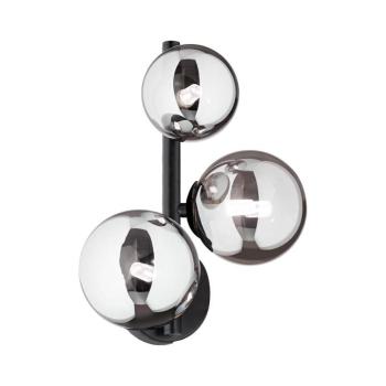 Ideal Lux - LED fali lámpa PERLAGE 3xG9/3W/230V fekete/füstszínű 271439 kép