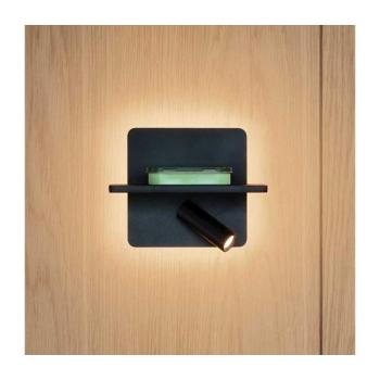 Ideal Lux - LED fali spotlámpa PIANO LED/10W/230V CRI 90 USB fekete 287300 kép