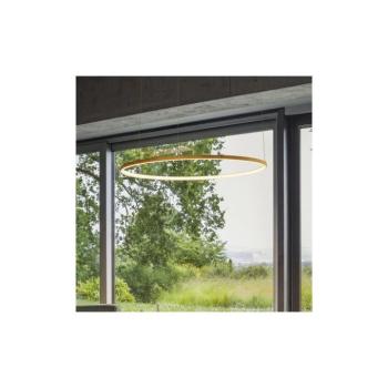Ideal Lux - LED függeszték zsinórral ORACLE SLIM LED/29W/230V CRI 90 átm. 50 cm arany 370408 kép