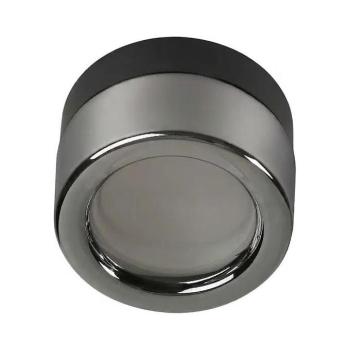 Ideal Lux - LED fürdőszobai mennyezeti lámpa LOLLY 1xGX53/9W/230V átm.10,5 cm fekete/füstszínű 354644 kép