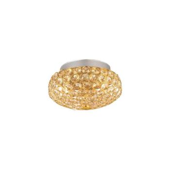 Ideal Lux - LED Kristály mennyezeti lámpa KING 3xG9/3W/230V átm. 25,5 cm arany 075402 kép