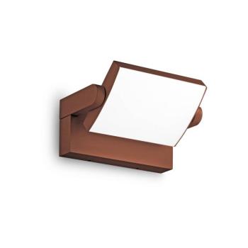 Ideal Lux LED kültéri fali világítás Swipe, kávé, IP54, 3000 K kép
