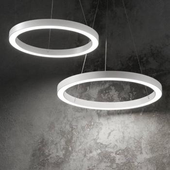 IDEAL LUX Oracle LED lógó világítás, Ø 50 cm, fehér, 3 000 K kép