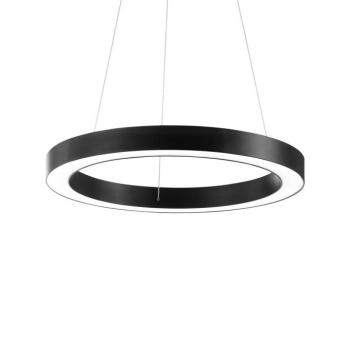 IDEAL LUX Oracle LED lógó világítás, Ø 70 cm, fekete, 3 000 K kép