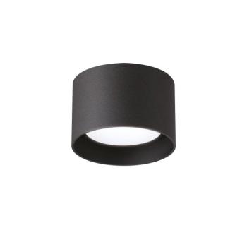 IDEAL LUX Downlight Spike Round, fekete, alumínium, Ø 10 cm kép