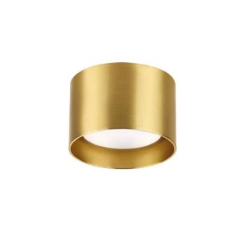 Ideal Lux Downlight Spike Round, sárgaréz színű, alumínium, Ø 10 cm kép