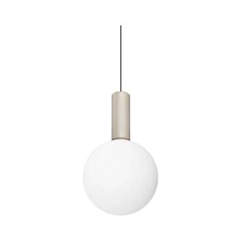 Ideal Lux - ODEON kábelen függesztett LED csillár LED/8W/230V CRI 90 Ø 20 cm bézs/fehér 349206 kép