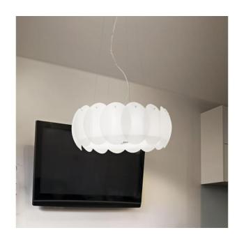Ideal Lux - OVALINO kábeles csillár 5xE27/60W/230V átmérő 44 cm fehér 74139 kép