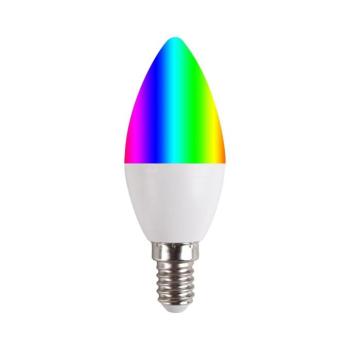 LED RGBW dimmelhető izzó BS3 E14/5,5W/230V 3000-6500K Wi-Fi - iGET 75020902 75020902 kép