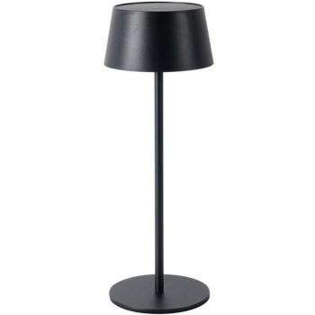 Immax CHIC kültéri napelemes LED asztali lámpa fekete, 2,5W, dimmelhető kép