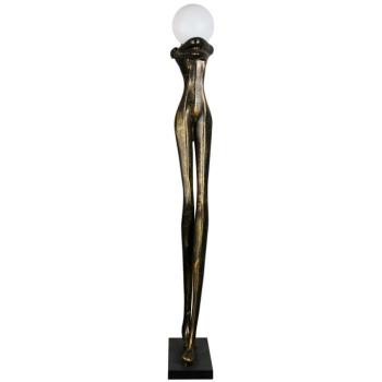 IMMAX SILUETTE Human WOMAN - 175 cm - socha, stojací lampa, bronz, sklolaminát, 1xE27 kép