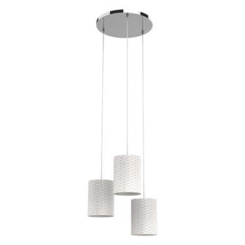 INES FÜGGESZTÉK 3XE14 FEHÉR/KRÓM kép