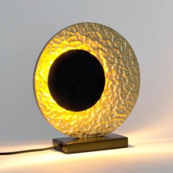 INFINITY TAVOLO LED asztali lámpa, fekete/arany, 27 cm, fém