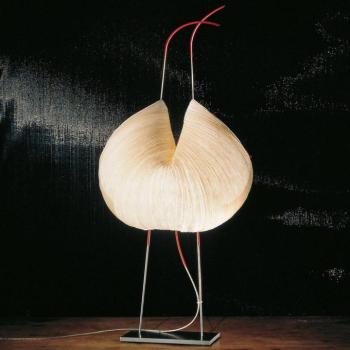 Ingo Maurer LED asztali világítás Poul Poul, bézs, magasság 70 cm kép