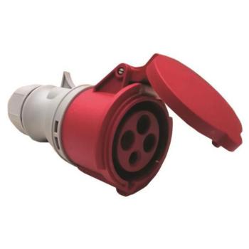Ipari lengő csatlakozó dugaljzat 4X32A 380-415V IP44, Eurolamp, 447446 kép