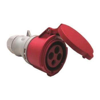Ipari lengő csatlakozó dugaljzat l 4X16A 380-415V IP44, Eurolamp, 809558 kép
