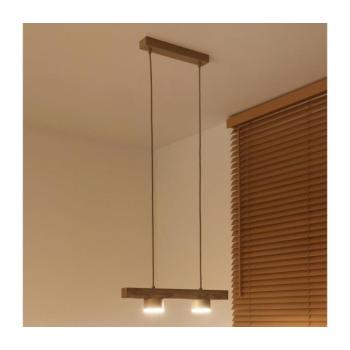 - IRONLINE kábeles csillár 2xGX53/3W/230V fenyő/tölgy/bézs 70460 kép