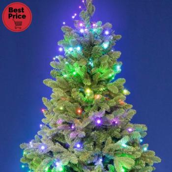 iSparkle LEDS096V LED-es fényfüzér, 9,5 m / 96 db RGB LED, applikációval vezérelhető, smart, kül- és beltéri kivitel kép