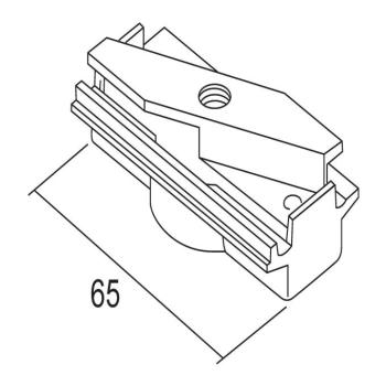 Ivela adapter mechanikus 3 fázisú sín, ezüst kép