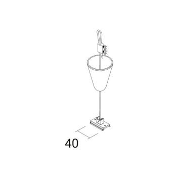 Ivela függesztés SQUARE 48 V, fehér, függesztési magasság 200 cm kép