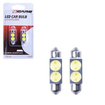 Izzó 2 SMD LED 12V 2×0,5W T11×36 mm, 2 db – 96856 kép