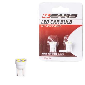 Izzó 4LED 12V T10, 2 db – 92742 kép