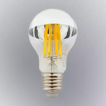 Izzó FL LED A60 12W E27 4200K Half Silver kép