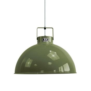 Jieldé Dante D450 függő lámpa, olajzöld, Ø 45 cm kép
